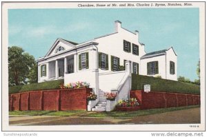 Mississippi Natchez Cherokee Home Of Mr and Mrs Charles J Byrne Curteich