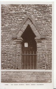 Essex Postcard - Saxon Doorway - Trinity Church - Colchester - RP - Ref 2152A