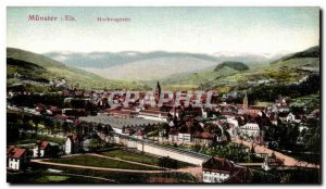 Munster Old Postcard Els Hochvogesen