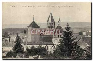 Cluny - Cheese Tower - Tower of the & # 39Eau Benite and Eglise Notre Dame - ...