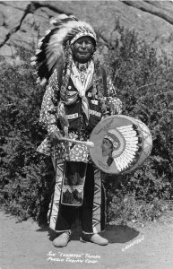 J45/ Colorado Springs RPPC Postcard c1920s Native American Joe Tafoya  390
