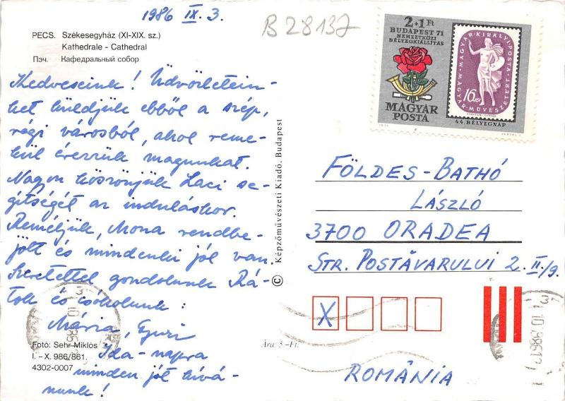 B28137 Pecs Kathedrale Hungary