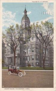 Iowa Davenport Court House 1918 Curteich