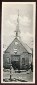 h1918 - QUEBEC CITY Bookmark Postcard 1930s Church of Our Lady of Victories