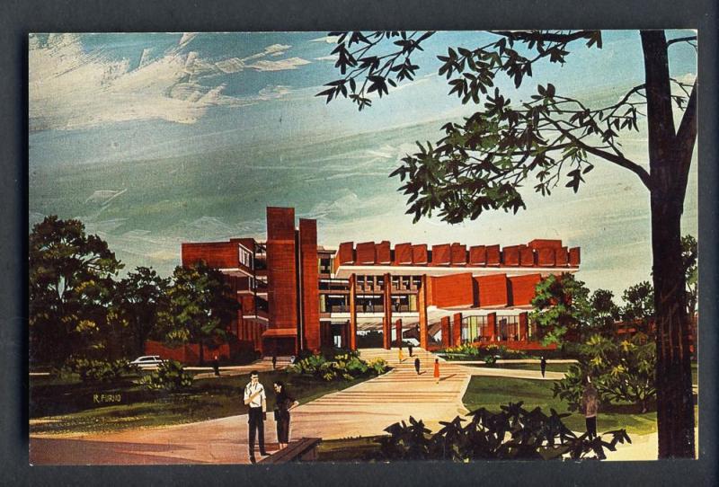 Worcester,Mass/MA Postcard,Clark University/Goddard Library 