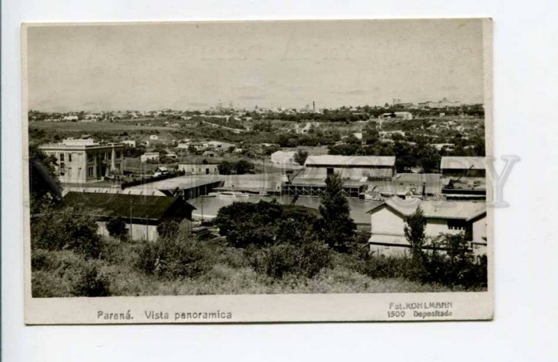 424084 Argentina PARANA vista panoramica Vintage photo Kohlmann postcard