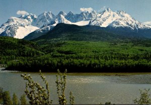 Canada British Columbia Seven Sisters Mountain Range