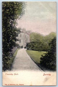 Lancashire England Postcard Towneley Park Burnley c1910 Unposted Antique