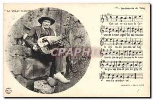 Old Postcard Velay A bourree