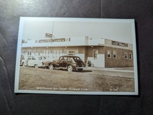 Mint USA PPC Automobile Postcard Greyhound Bus Depot Richland Wash