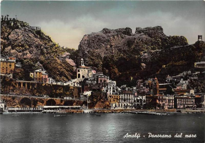 Italy Amalfi   Panorama dal mare