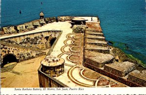 Puerto Rico San Juan El Morro Fortress Santa Barbara Battery