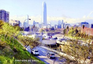 CHILE: Skyline View Of Santiago