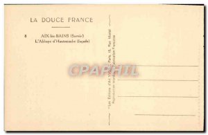 Old Postcard Aix Les Bains L & # 39Abbaye D & # 39Hautecombe Facade