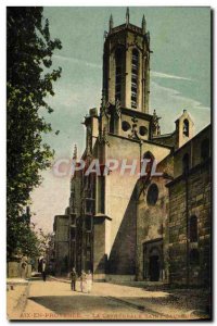 Old Postcard Aix En Provence The Cathedral Saint Savior