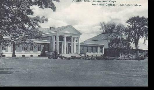 Massachusetts Amherst Alumni Gymnasium and Cage  Amherst  College  Albertype