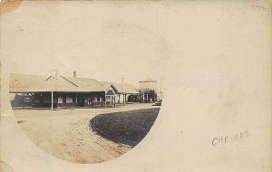 Caribou ME Railroad Station Train Depot 1905 RPPC Postcard