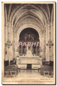 Longpont - the Basilica - The Altar - Old Postcard