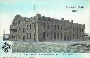 1907  Chicago Illinois Religion Baptist Young People's Union Postcard 26-347