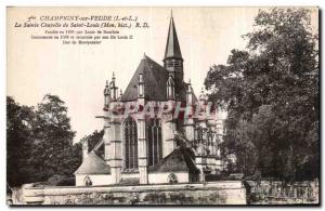 Old Postcard Champigny sur Veude The Sainte Chapelle Saint Louuis