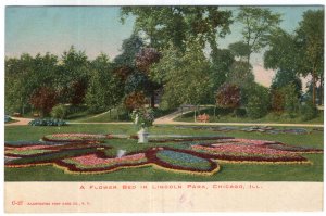 Chicago, ILL, A Flower Bed In Lincoln Park