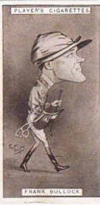 Player Vintage Cigarette Card Racing Caricatures 1925 No 8 Frank Bullock