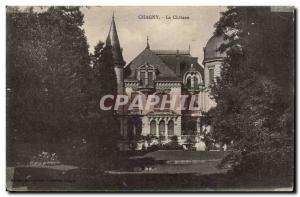 Chagny Old Postcard The castle