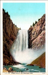 Yellowstone National Park Lower Falls Curteich