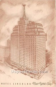 Hotel Lincoln - New York City Postcards, New York NY Postcard