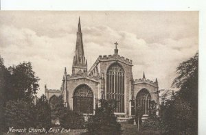 Nottinghamshire Postcard - Newark Church - East End - Ref 11060A