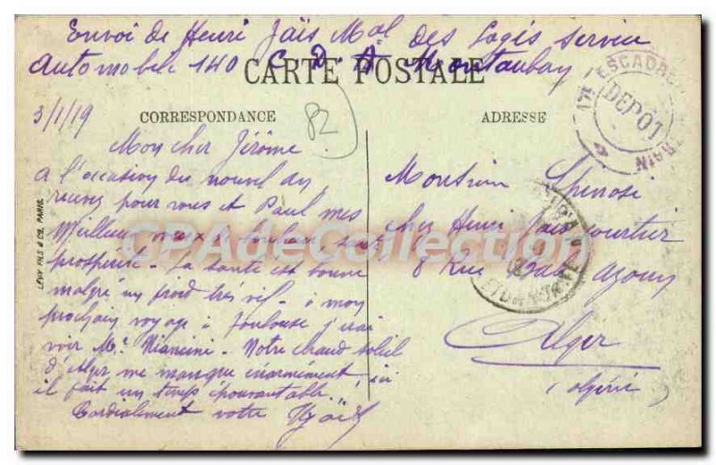 Postcard Old Bridge Montauban Tips