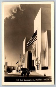 RPPC  US Government  Building  New York World's Fair  Postcard