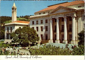 CA, Berkeley UNIVERSITY OF CALIFORNIA Sproul Hall~Journalism Dept 4X6 Postcard