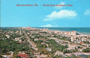 USA Daytona Beach Florida North From Seabreeze Boulevard Chrome Postcard 08.94