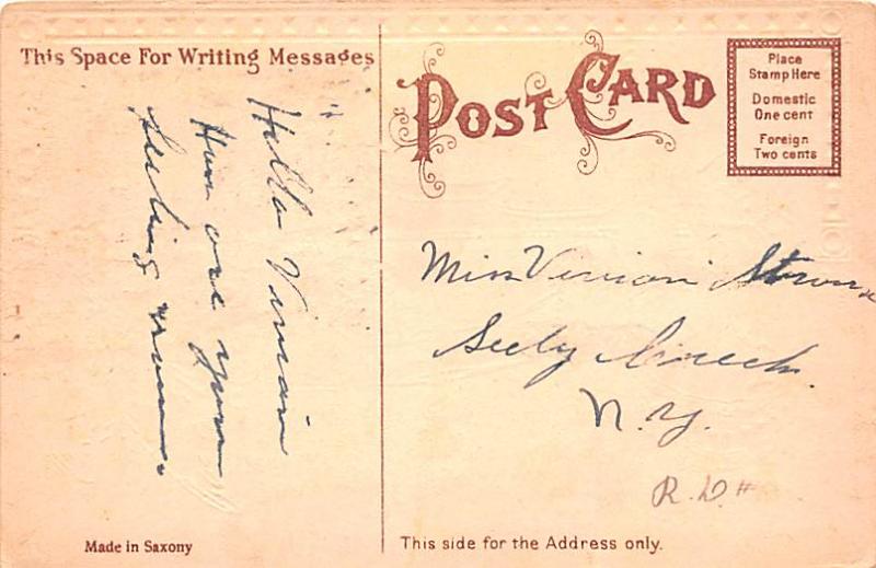 Thanksgiving Postcard Old Vintage Antique Post Card