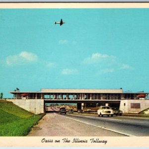 1967 Illinois Tollway Oases Fred Harvey Rest Stop Restaurant Oasis Airplane A239