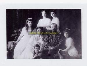 mm258 - Czar Nicholas II of Russia & family group - photograph 6x4