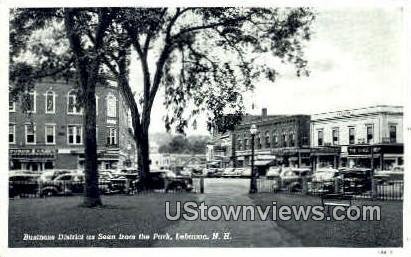 Business District in Lebanon, New Hampshire