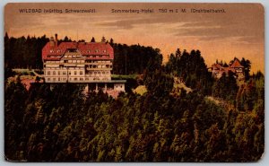 Wildbad Germany c1910 Postcard Sommerberg Hotel