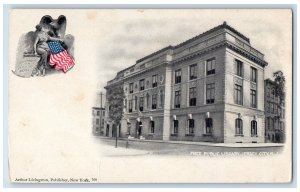 c1905 Free Public Library Jersey City NJ Unposted Arthur Livingston Postcard