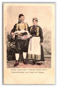 National Costume of Konavoska in Okolika Dubrovačka Croatia UNP UDB Postcard N22