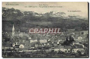Old Postcard General view and Gap Massif Charance