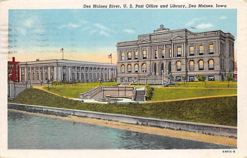 Des Moines River US Post Office and Library Des Moines, Iowa Topics Nature & Landscapes