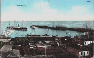 Venezuela EL Tajamar De La Guaira, Piers of La Guaira Vintage Postcard C135