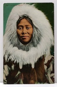 An Eskimo Beauty Alaska Indian Postcard F13