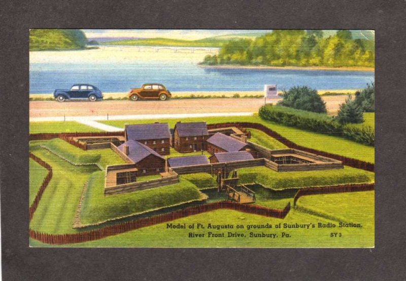 PA Model Miniature of Ft Fort Augusta Sunbury Radio Station Pennsylvania