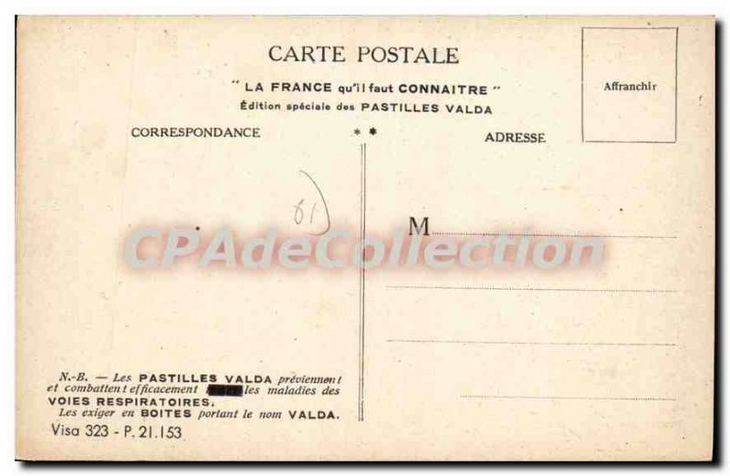 Postcard Old Alenon Domfront Argentan Mortagne