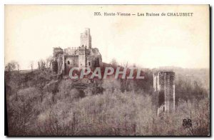 Postcard Ancient Ruins Haute Vienne Chalusset