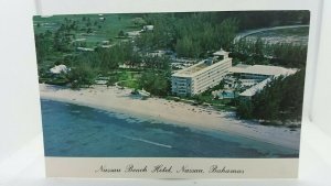 Vintage Postcard Nassau Beach Hotel Bahamas