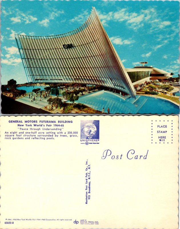 General Motors Futurama Building New York World's Fair 1964-1965 (9859)